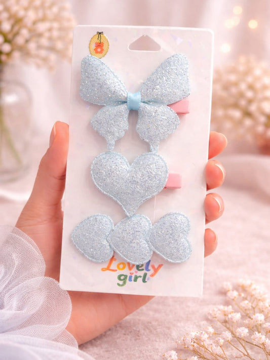 Blue Durwaj's Hair Clip Set-DW-054