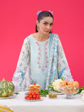 Blue Parishay Azmir Printed Lawn'26 Embroidered Unstitched 3-Piece Suit-AZ-11