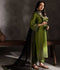 Ayat Closet Linen Embroidered Stitched 3-Piece Suit-Ezzal