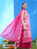 Pink Parishay Azmir Printed Lawn '26 Embroidered Unstitched 3-Piece Suit-AZ-02