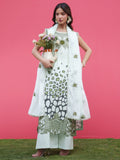 Green Parishay Azmir Printed Lawn '26 Embroidered Unstitched 3-Piece Suit-AZ-03