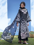 Black Parishay Azmir Printed Lawn '26 Embroidered Unstitched 3-Piece Suit-AZ-04