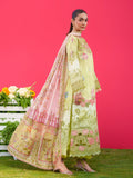 Mint Green Parishay Azmir Printed Lawn'26 Embroidered Unstitched 3-Piece Suit-AZ-05