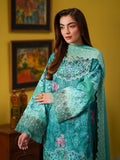Blue Parishay Azmir Printed Lawn '26 Embroidered Unstitched 3-Piece Suit-AZ-06