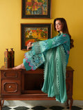Blue Parishay Azmir Printed Lawn '26 Embroidered Unstitched 3-Piece Suit-AZ-06