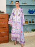 Lilac Parishay Azmir Printed Lawn'26 Embroidered Unstitched 3-Piece Suit-AZ-09
