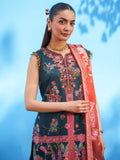 Blue Parishay Azmir Printed Lawn'26 Embroidered Unstitched 3-Piece Suit-AZ-10