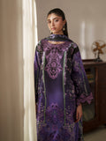 Purple Parishay Azmir Printed Lawn'26 Embroidered Unstitched 3-Piece Suit-AZ-13