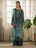 Green Parishay Azmir Printed Lawn'26 Embroidered Unstitched 3-Piece Suit-AZ-14