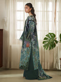 Green Parishay Azmir Printed Lawn'26 Embroidered Unstitched 3-Piece Suit-AZ-14