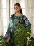 Green Parishay Azmir Printed Lawn'26 Embroidered Unstitched 3-Piece Suit-AZ-14