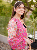 Multi MH Cloth House Blended Lawn Printed Co-Ord Set-Aab-O-Taab