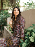 Multi MH Cloth House Blended Lawn Embroidered Stitched 2-Piece Suit-Ajrak-e-Sukhan