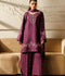 Panache Apparel Mistfall Ramadan Edit Cotton Embroidered Stitched Suit-Espresso