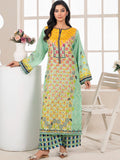 Green MH Cloth House Blended Lawn Printed Co-Ord Set-Shamaeel