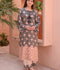 MH Cloth House Silk Printed Stitched 2-Piece Suit-Aahangi