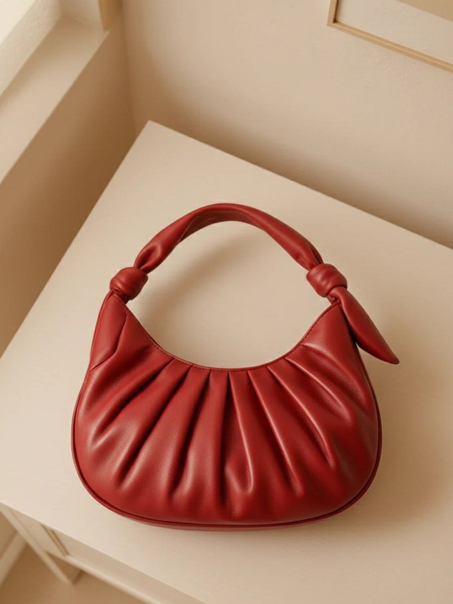 Maroon Zebaish Collection Shoulder Bag-ZB-030