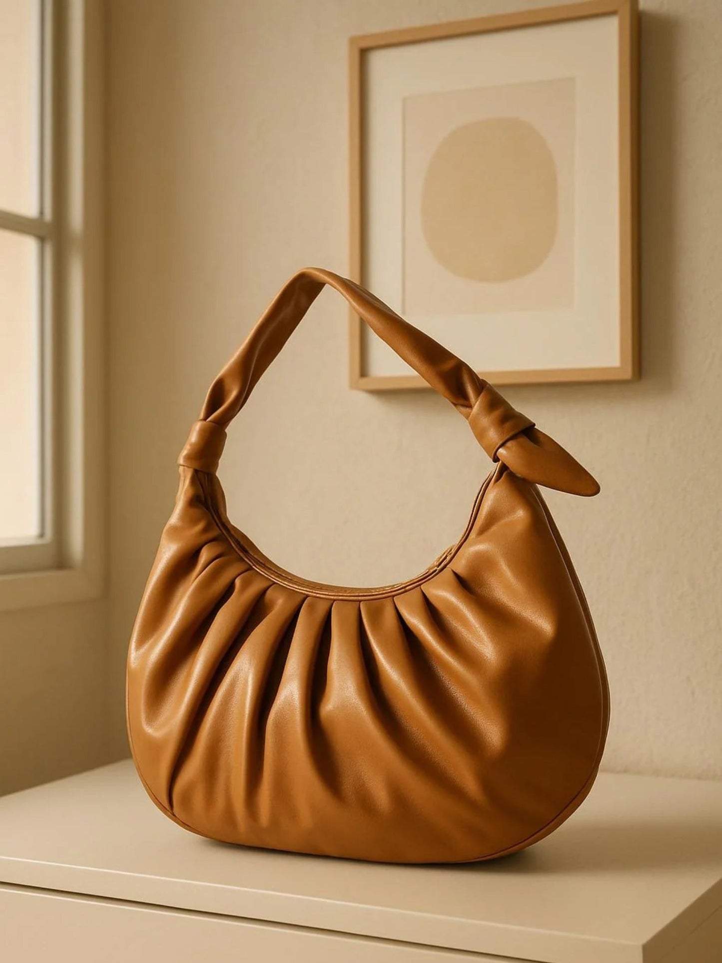Brown Zebaish Collection Shoulder Bag-ZB-028