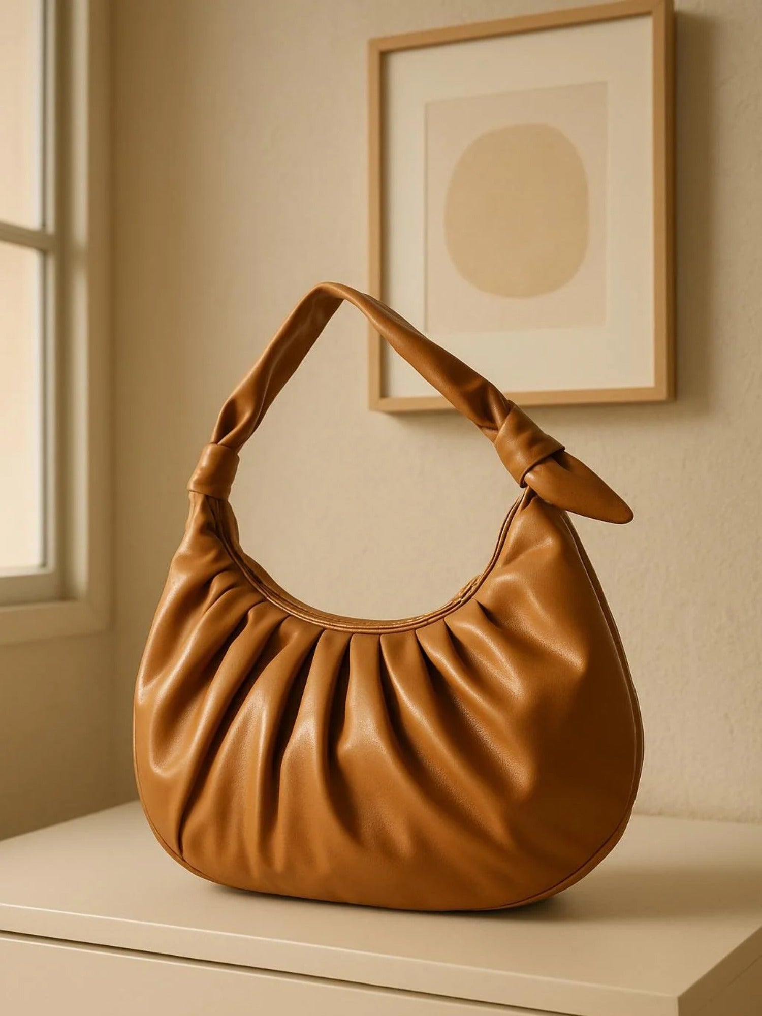 Brown Zebaish Collection Shoulder Bag-ZB-028