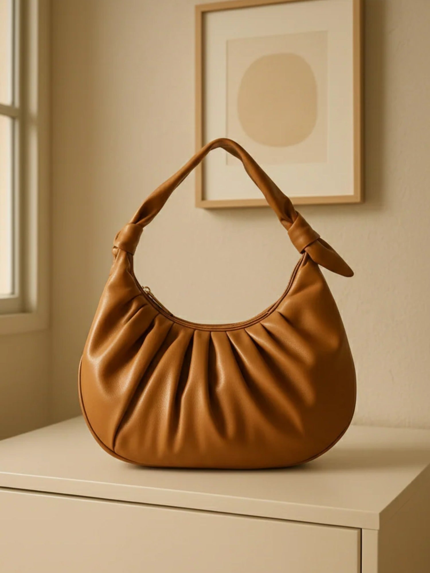 Brown Zebaish Collection Shoulder Bag-ZB-028