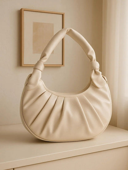 Cream Zebaish Collection Shoulder Bag-ZB-027