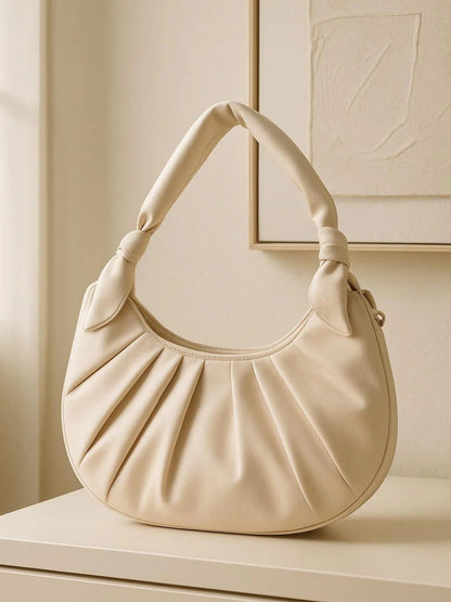 Cream Zebaish Collection Shoulder Bag-ZB-027