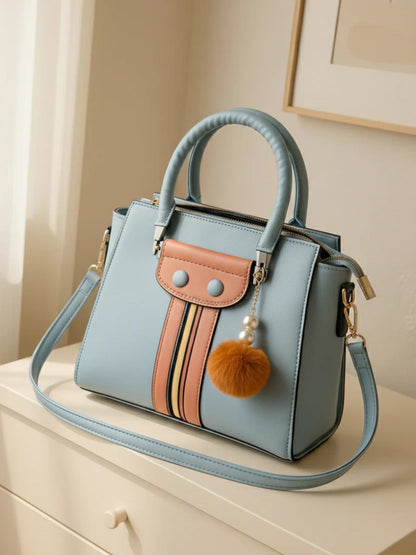 Blue Zebaish Collection Hand Bag-ZB-023