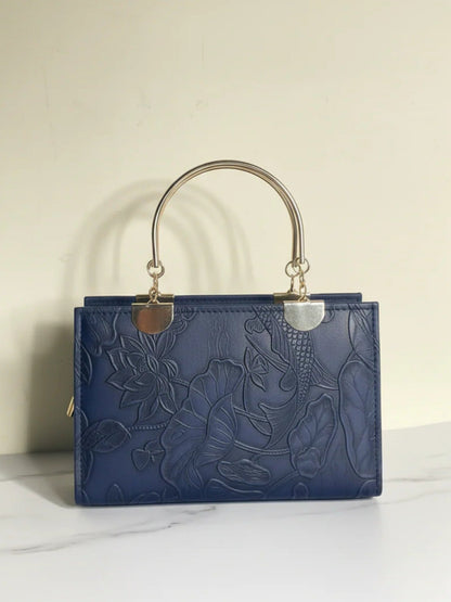 Blue Zebaish Collection Hand Bag-ZB-020