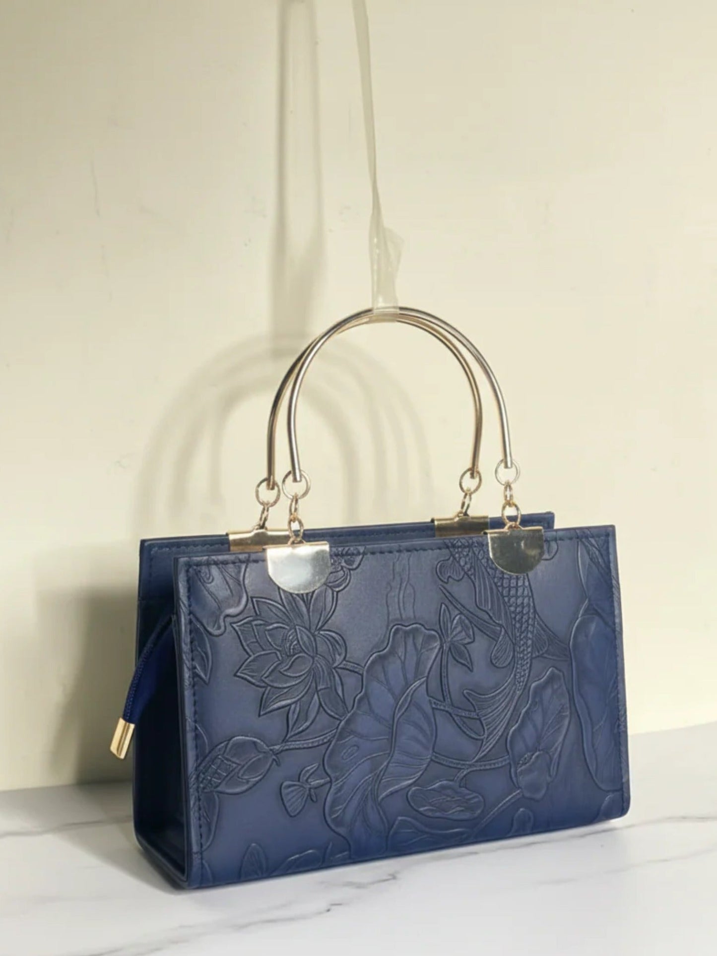 Blue Zebaish Collection Hand Bag-ZB-020
