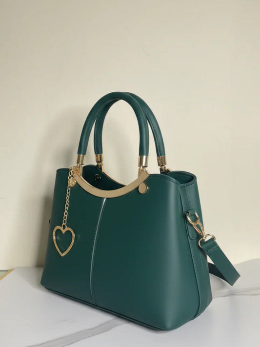 Green Zebaish Collection Hand Bag-ZB-018