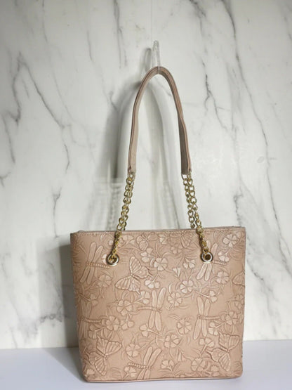 beige Zebaish Collection Tote Bag-ZB-012
