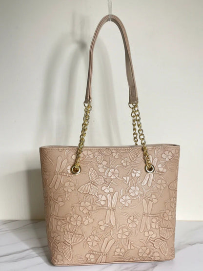 beige Zebaish Collection Tote Bag-ZB-012