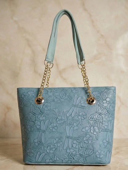 Blue Zebaish Collection Tote Bag-ZB-011