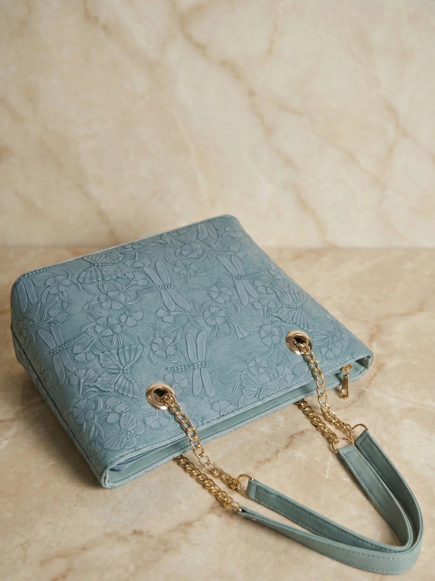 Blue Zebaish Collection Tote Bag-ZB-011