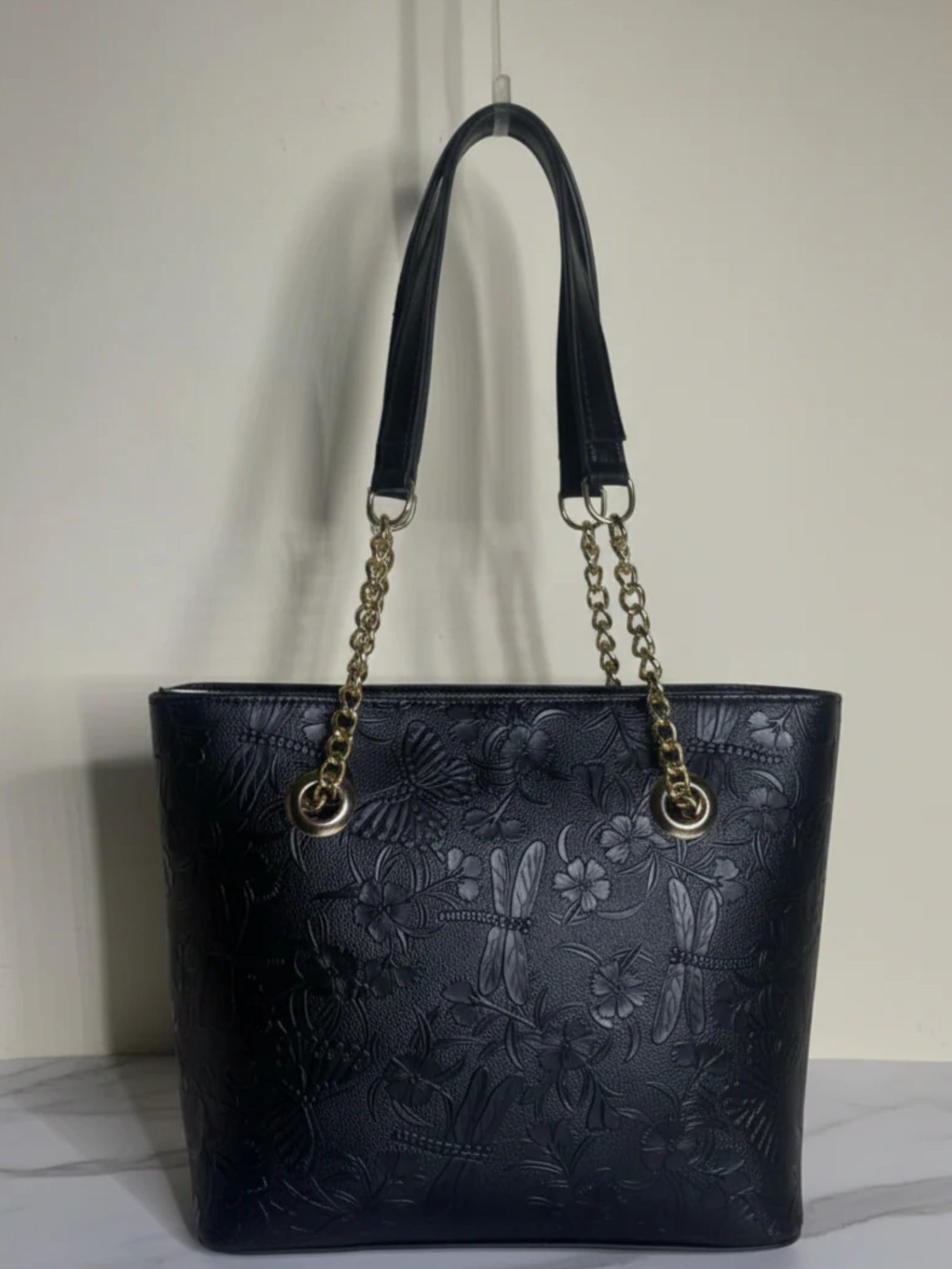 Black Zebaish Collection Tote Bag-ZB-010