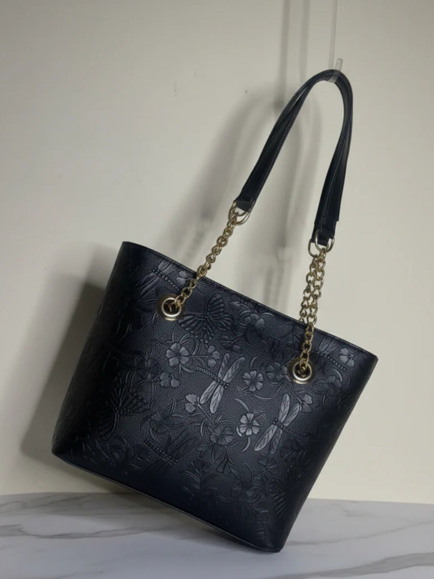 Black Zebaish Collection Tote Bag-ZB-010