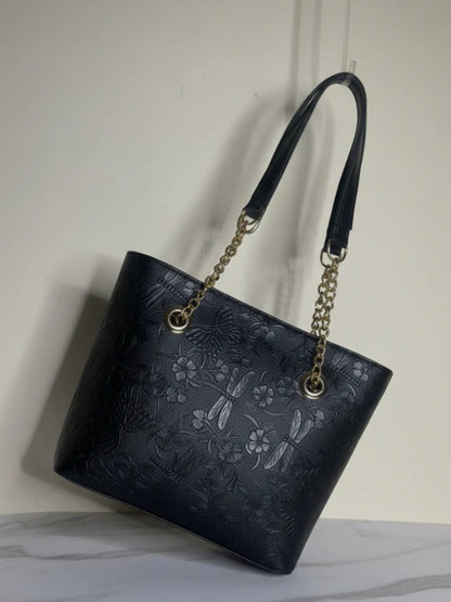 Black Zebaish Collection Tote Bag-ZB-010