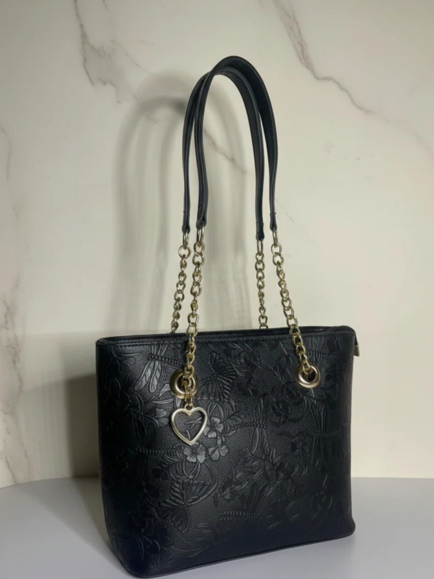 Black Zebaish Collection Tote Bag-ZB-010