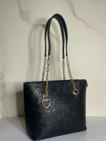 Black Zebaish Collection Tote Bag-ZB-010