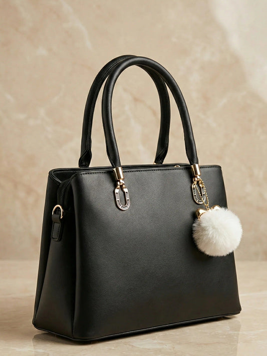 Black Zebaish Collection Hand Bag-ZB-009
