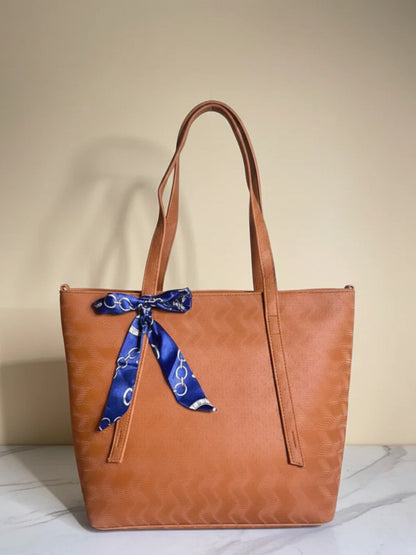Brown Zebaish Collection Tote Bag-ZB-002