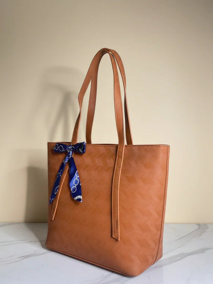 Brown Zebaish Collection Tote Bag-ZB-002