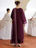 Mulberry-Mahnur Morbagh Luxury Lawn'26 Embroidered Stitched 3-Piece Suit-M-02