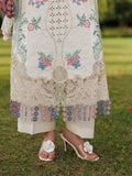White-Mahnur Morbagh Luxury Lawn'26 Embroidered Unstitched 3-Piece Suit-M-03