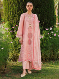 Pink-Mahnur Morbagh Luxury Lawn'26 Embroidered Stitched 3-Piece Suit-M-05