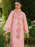 Pink-Mahnur Morbagh Luxury Lawn'26 Embroidered Stitched 3-Piece Suit-M-05