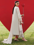 Cream-Mahnur Morbagh Luxury Lawn'26 Embroidered Unstitched 3-Piece Suit-M-07