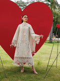 Cream-Mahnur Morbagh Luxury Lawn'26 Embroidered Stitched 3-Piece Suit-M-07