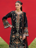 Black-Mahnur Morbagh Luxury Lawn'26 Embroidered Stitched 3-Piece Suit-M-11