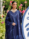 Blue-Mahnur Morbagh Luxury Lawn'26 Embroidered Unstitched 3-Piece Suit-M-14